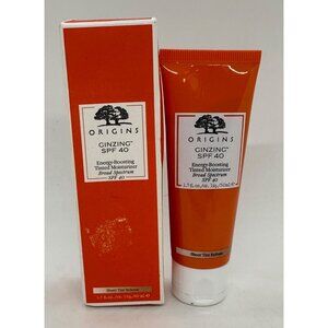 Origins Ginzing SPF 40 Energy-Boosting Tinted Moisturizer Broad Spectrum 1.7 Fl
